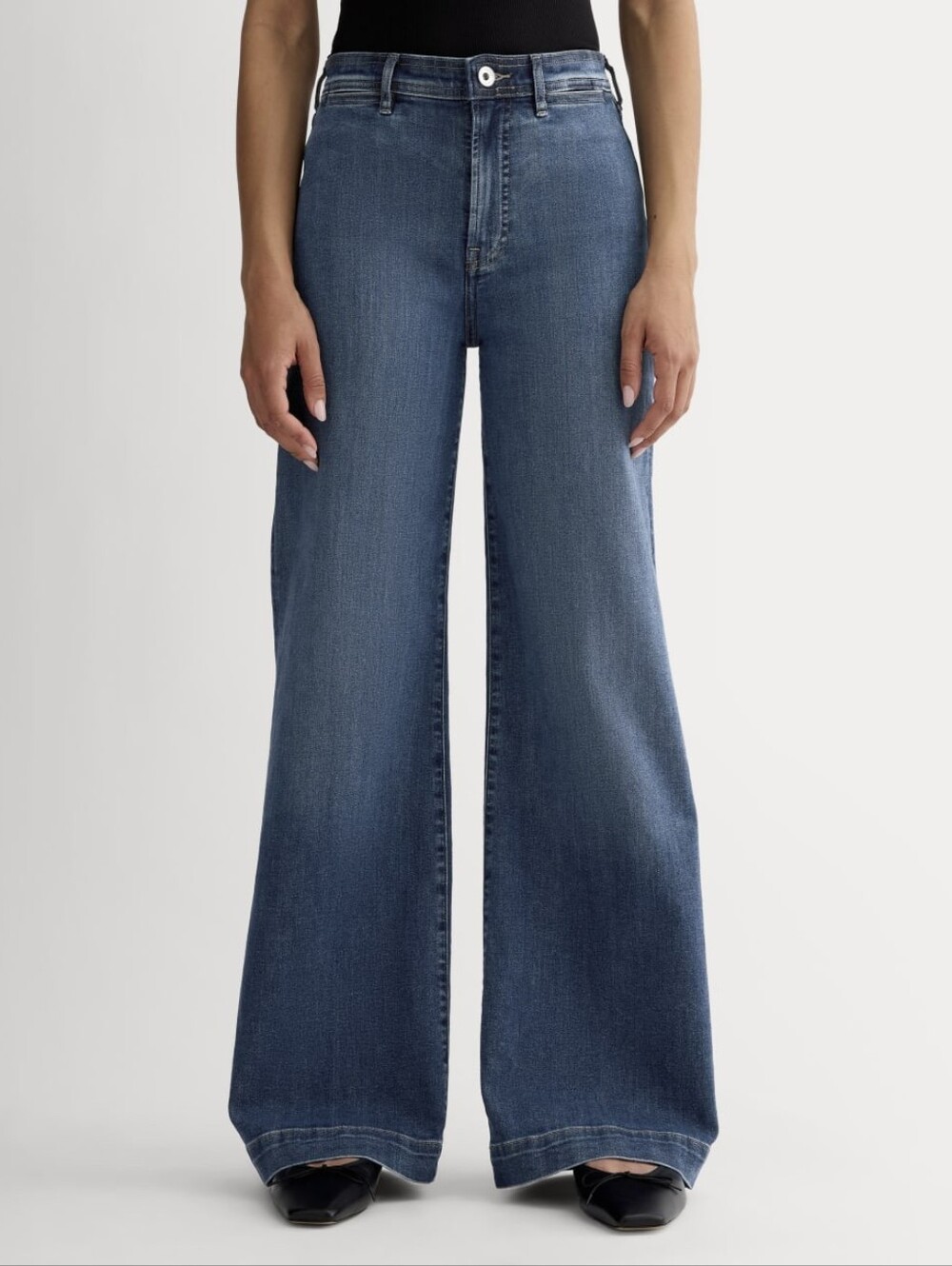 Everlane High-Key Jean 30 Mid Indigo